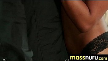 Japanese masseuse gives a full service massage 8