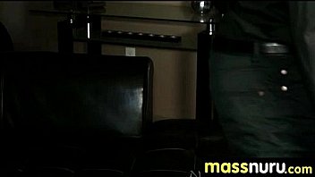 Japanese masseuse gives a full service massage 8