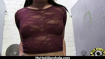 Horny Ebony Suck The Juice From Big White Gloryhole 16 thumbnail