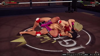 Bambi vs kyla nf3d female mma combat ring