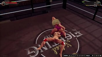 Bambi vs kyla nf3d female mma combat ring