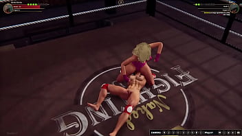 Bambi vs kyla nf3d female mma combat ring