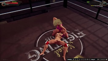 Bambi vs kyla nf3d female mma combat ring