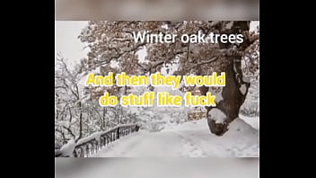 I woke up to ugly brown winter trees ratchet