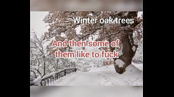 I woke up to ugly brown winter trees ratchet