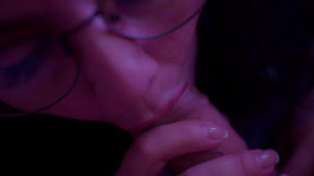 Dissolute slattern sucks dick her man's