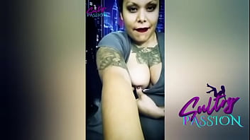 Sultry passion making herself horny in the mirror