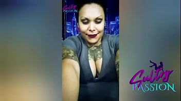 Sultry passion making herself horny in the mirror