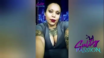 Sultry passion making herself horny in the mirror