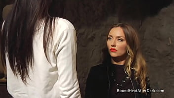 Sexy lesbian slave enjoys in pleasure and punishment with naughty mistress