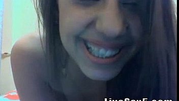 Sexy 18 yrs old girl getting naked on webcam