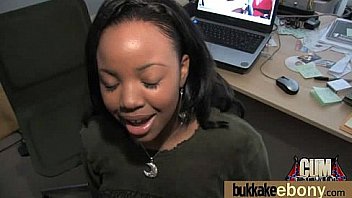 First Time Ebony With A Group Of White Dicks 21 thumbnail