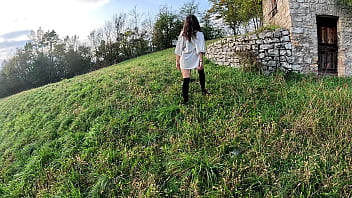 Compilation walks in the woods because i love to be watched by strangers