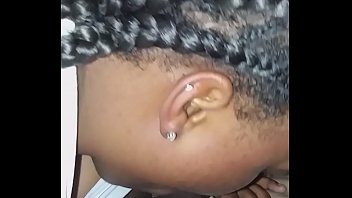 My girl sucking my lil dick