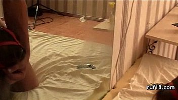 Tiny teen takes one big cock hard