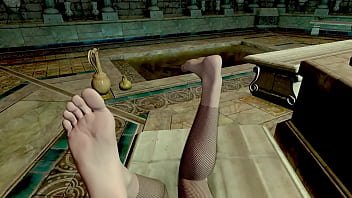 Harley quinn's lickable toes