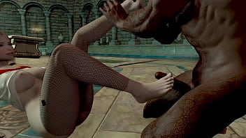 Harley quinn's lickable toes