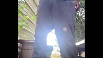 Outside masturbating