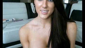 Jenna wears black lingerie and has big tits and sexy nipples