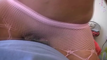 Jenny welch gets pantyhose ripped off while giving lap dance