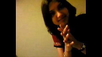 Cute girl gives a blowjob on stairs