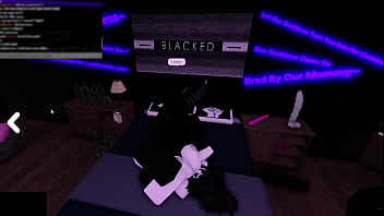 White bitch devours cock