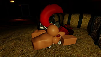 Cowgirl milks her furry boyfriend and fucks him