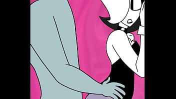 Ghost is convinced to dress up as a bunny so he can take a "look" at her"