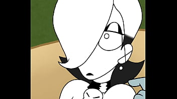 Ghost is convinced to dress up as a bunny so he can take a "look" at her"