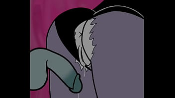 Ghost is convinced to dress up as a bunny so he can take a "look" at her"