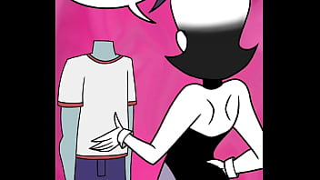 Ghost is convinced to dress up as a bunny so he can take a "look" at her"