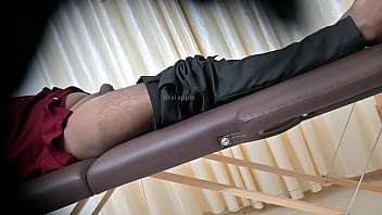 Indian doctor touching cock