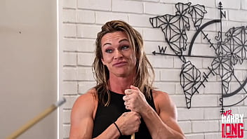 She lost we won pool shark gets slutted out by two young bulls