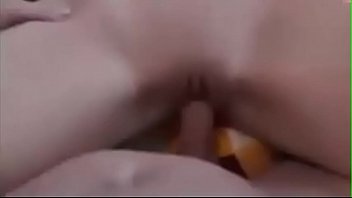 Finishing him off in her pussy