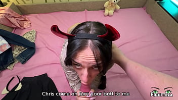 Very sexy stepdaughter likes to suck dick and fuck doggy style