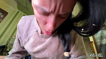 Very sexy stepdaughter likes to suck dick and fuck doggy style