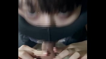 18歳素人地雷系女子の本気フェラ エロい下着で誘ってジュポジュポ上目遣いで手コキ口内射精