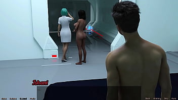 Stranded in space #148 hot busty ebony milf plays with her pussy and begs me to fuck her in her bed