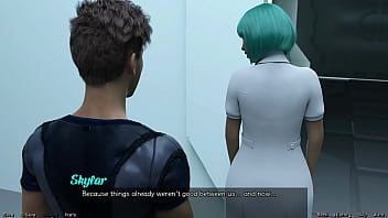 Stranded in space #148 hot busty ebony milf plays with her pussy and begs me to fuck her in her bed