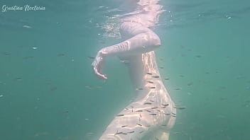 I secretly filmed nude swimming girl with perfect body on my go pro camera