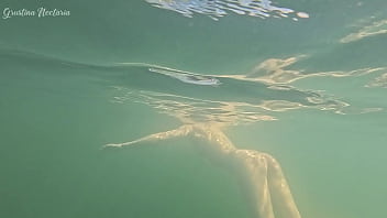 I secretly filmed nude swimming girl with perfect body on my go pro camera