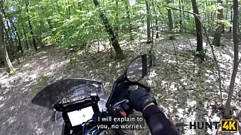 Hunt4k helina dream loves to ride bikes and huge dicks