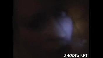 Captivating tanya feels pole in her