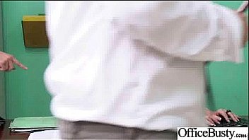 Sexy horny girl madison scott with big tits riding cock in office movie 24