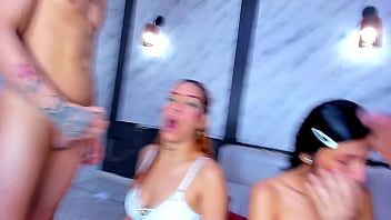 Great sex with two beautiful hotties and they fuck their rough throat