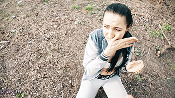 Cheating tourist have to suck cock for help