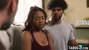 Big booty black bbw nanny double fucked by two huge dicks