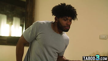 Big booty black bbw nanny double fucked by two huge dicks