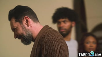 Big booty black bbw nanny double fucked by two huge dicks