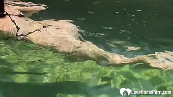 Brunette lets me fuck her face